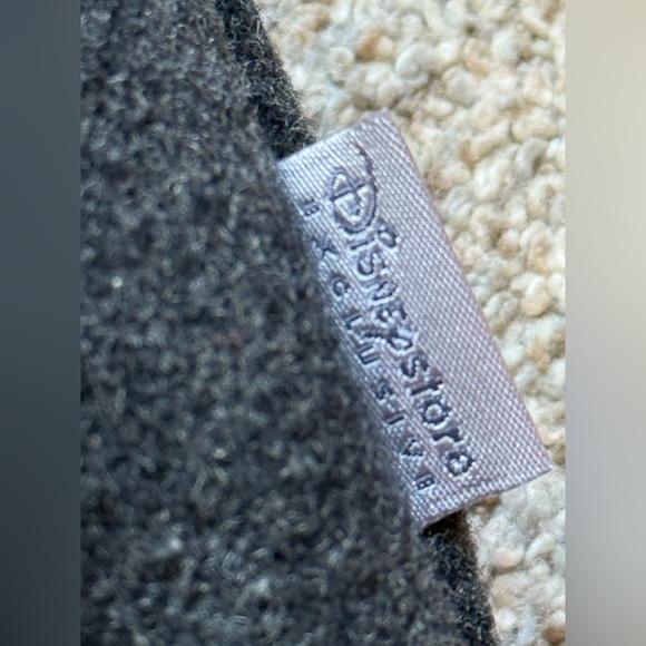 Vintage Men Disney Mickey Mouse Embroidered Varsity Blk Wool Leather Jacket S - Picture 8 of 14